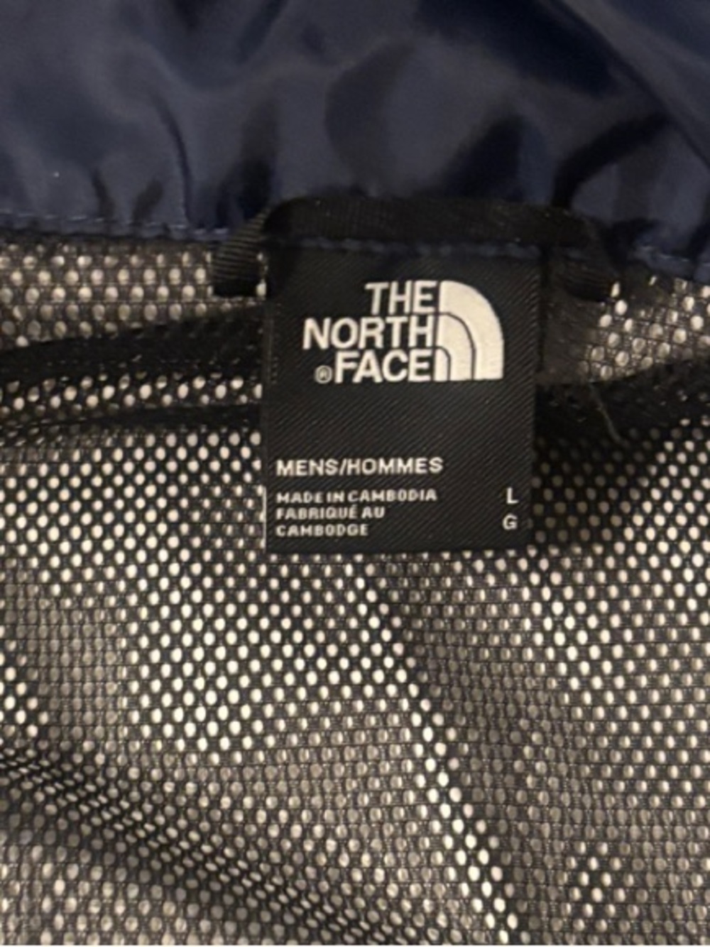 The North Face Antora DryVent Colorblock Rain Jacket - Blue & Black - Large - Picture 10 of 11